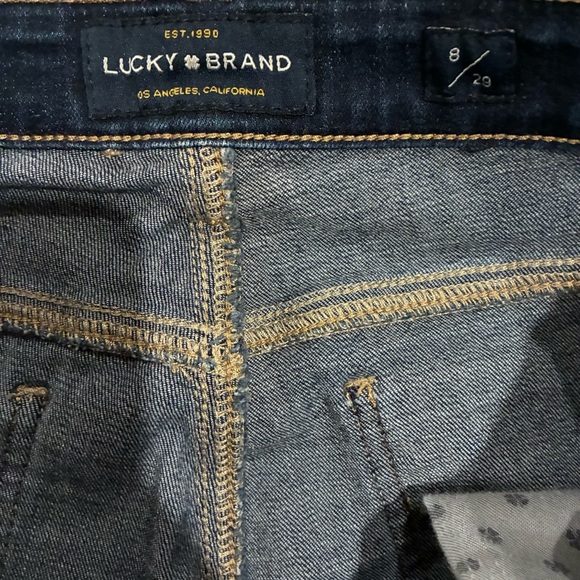 Lucky Brand Jeans Women's 29 Dark Indigo Sweet Straight LIKE NEW! - Picture 9 of 10